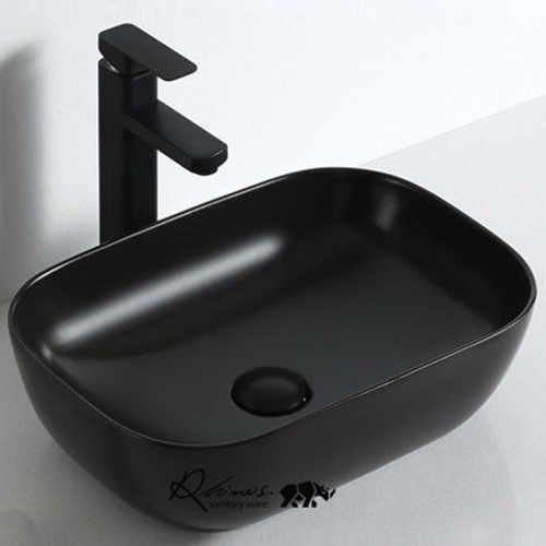 18X13X5  Black Table Top Wash Basin