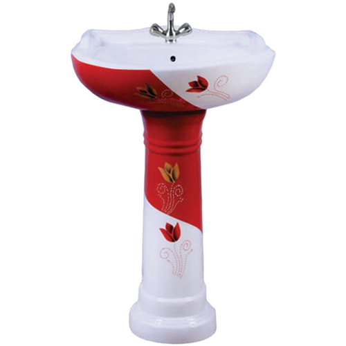Vitrosa Pedestal Wash  Basin