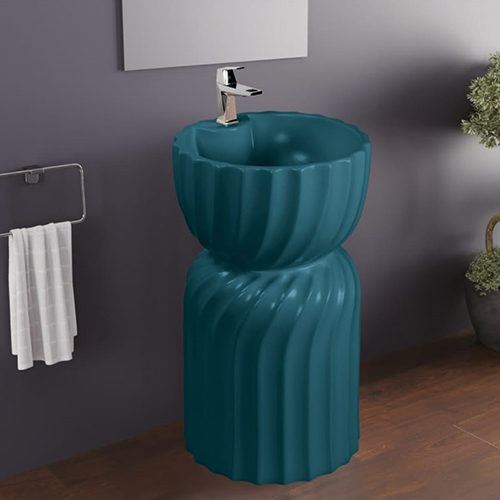 Colour One Piece Wash Basin