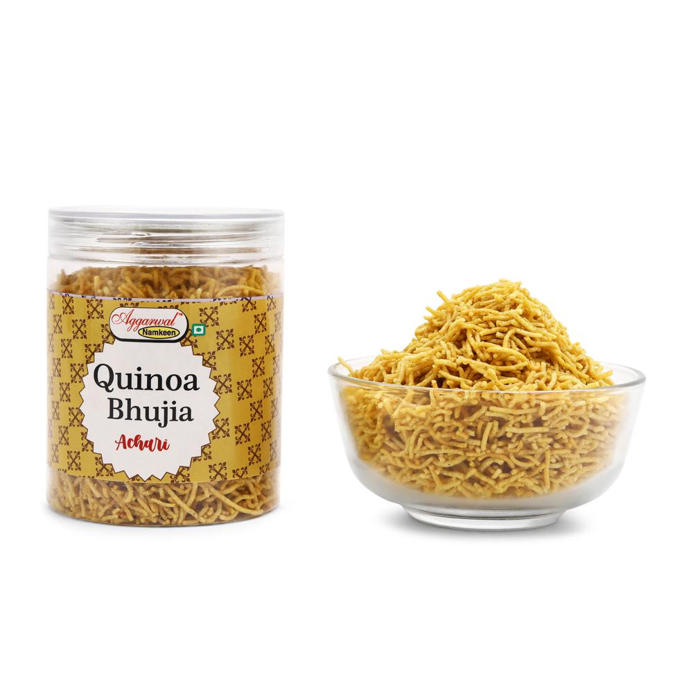 Quinoa Achari Bhujiya - Feature: Healthy Snacks