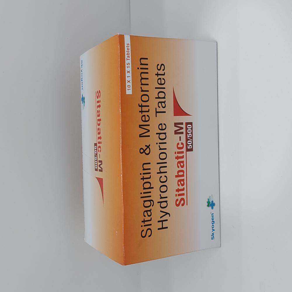 SITAGLIPTIN 50 MG, METFORMIN HYDROCHLORIDE 500 MG TABLET