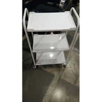 Round Pipe 3 Tray Trolley - Application: Industrial
