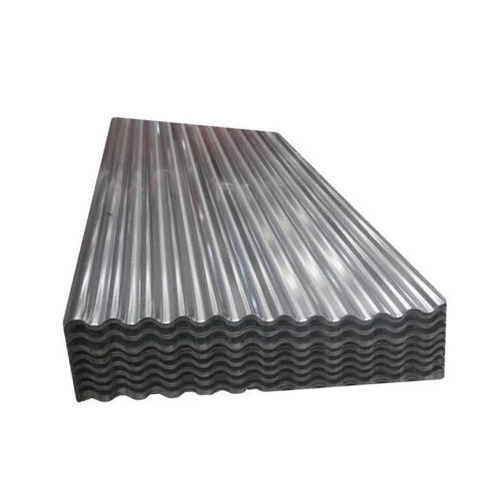 Gi Corrugated Roofing Sheets - Color: Silver