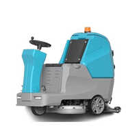 M003a 155ltr Ride On Scrubber Dryer - Color: Blue