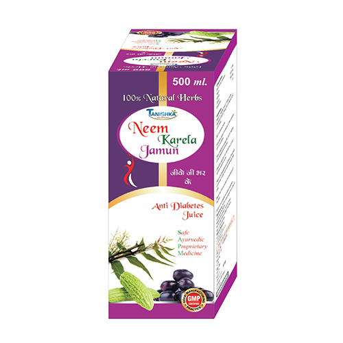 500Ml Neem Karela Jamun Anti Diabetes Juice - Ingredients: Herbs