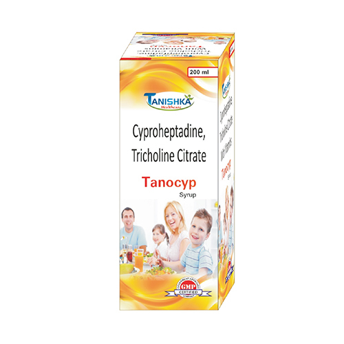 200Ml Cyproheptadine Trichline Citrate Syrup - Age Group: For Adults