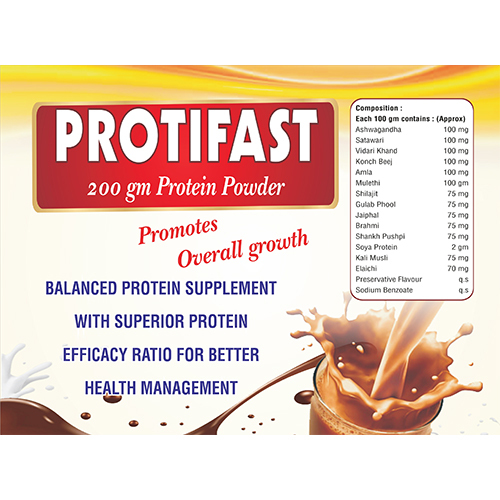 200Gm Protein Powder - Packaging Type: Bottle