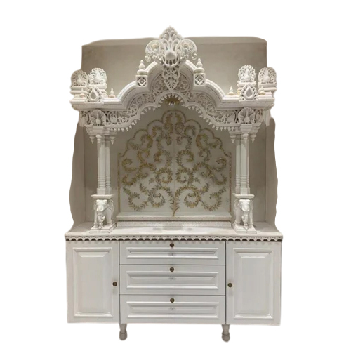 Marble Designer Temple - Color: White
