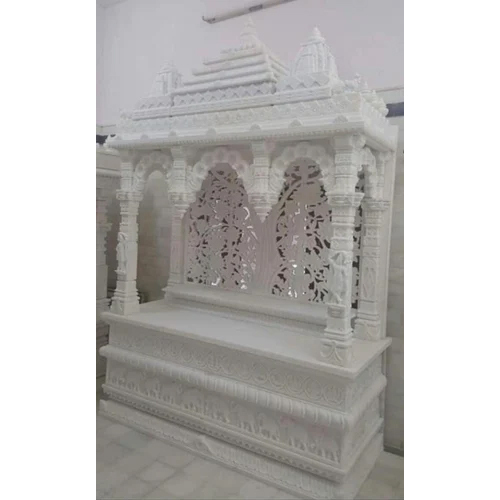 डिजाइनर सफेद संगमरमर का मंदिर