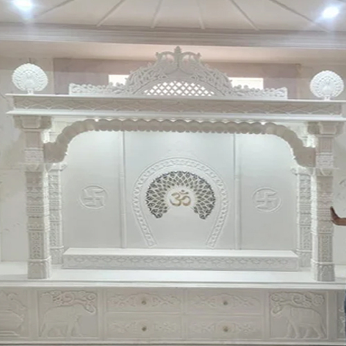 Marble White Temple Indore