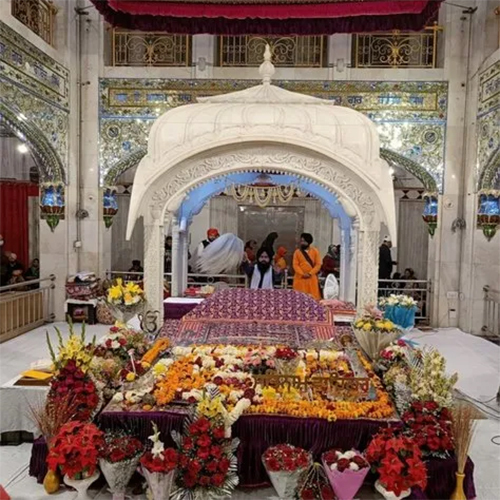 White Marble Gurudwara Palki Sahib