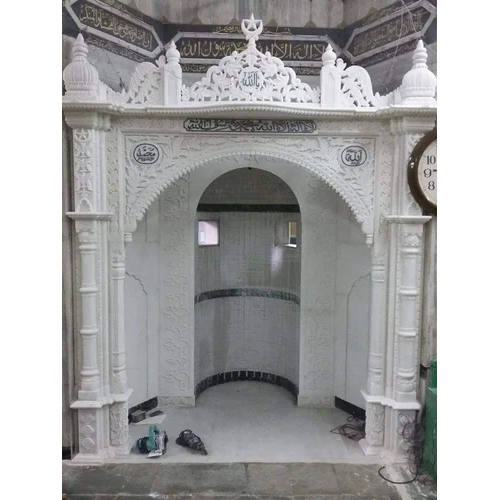 White Marble Masjid Qibla
