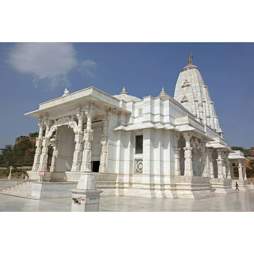 White Marble Stone Outdoor Society Temple