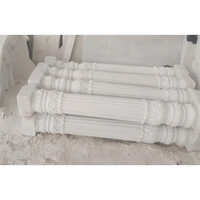 4 Feet White Marble Pillar - Features: Fire Resistant