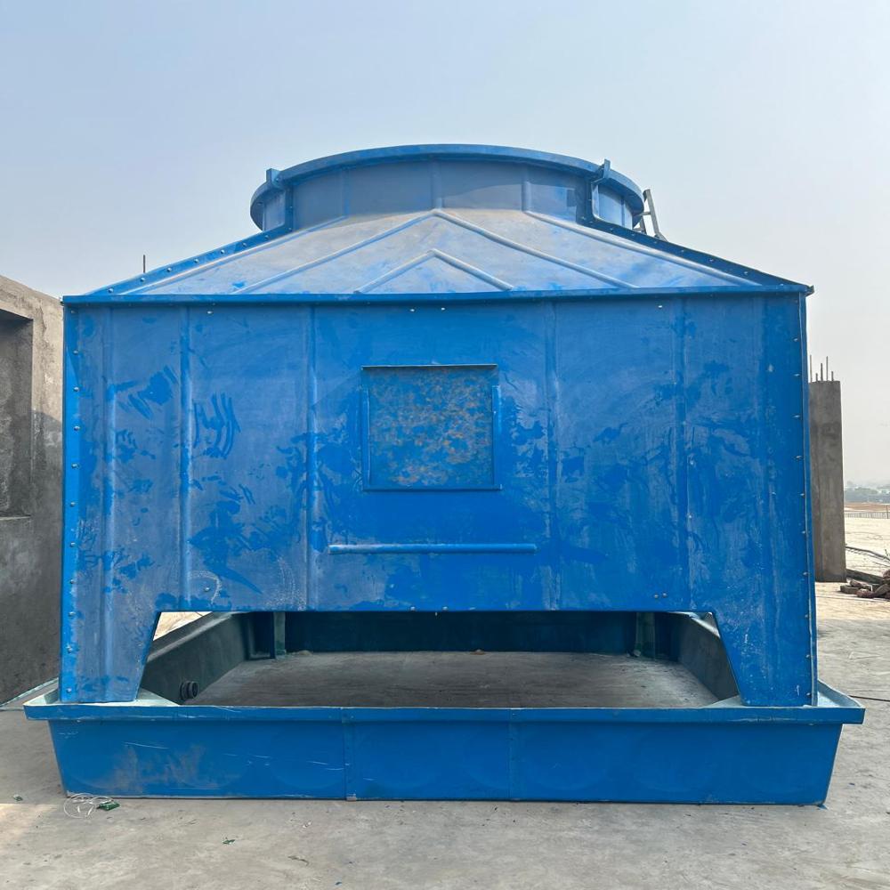 Cooling Tower - Frp Standard Size, Blue | Industrial Use, 1-year Warranty, Efficient Heat Exchange And Evaporation Design