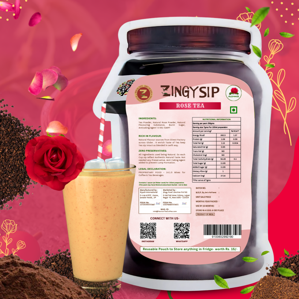Rose Tea - Color: Black