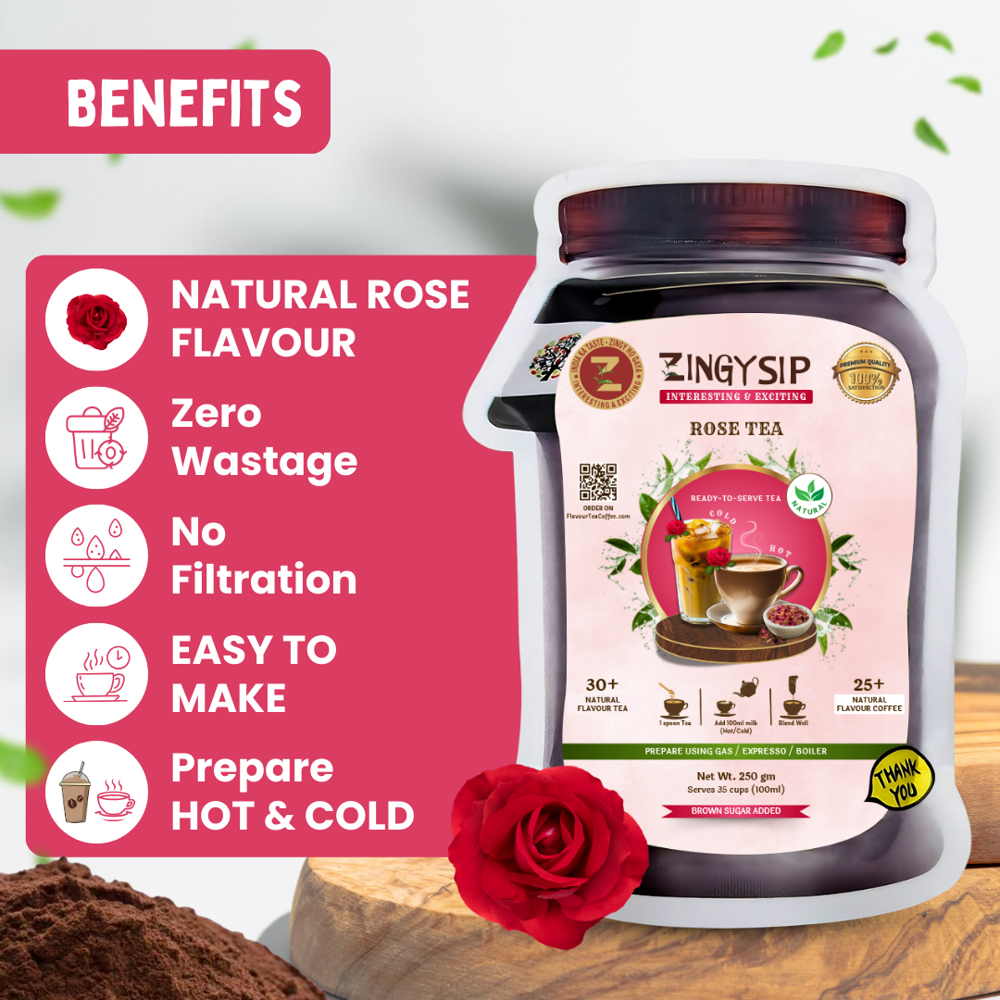 Rose Tea - Color: Black