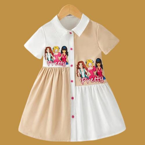 Girls Frock - Color: Multi Colour