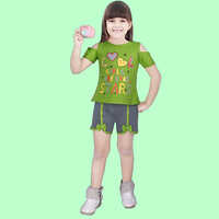 Girls Fancy Top Hot Pant