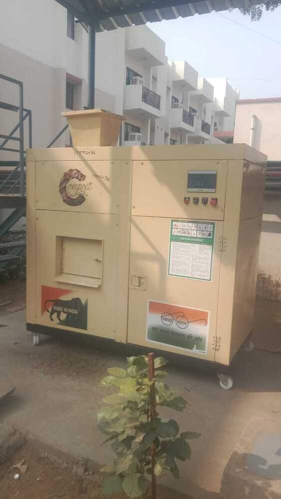 Polished Food Waste Composting Machine - Capacity: 250 Kg/day