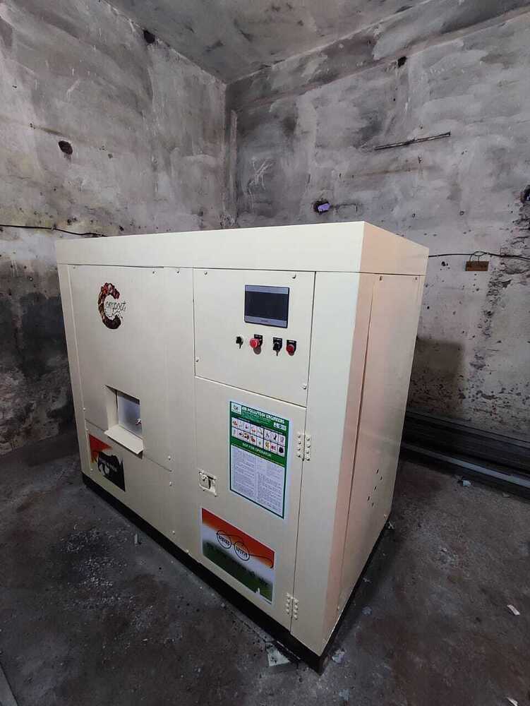 Polished Food Waste Composting Machine - Capacity: 250 Kg/day