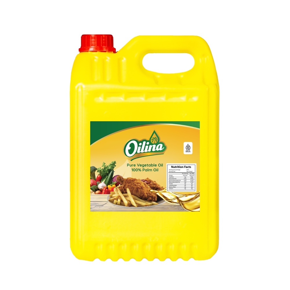Natural RBD Palm Olein Oil in 5 Ltr Jerry Can