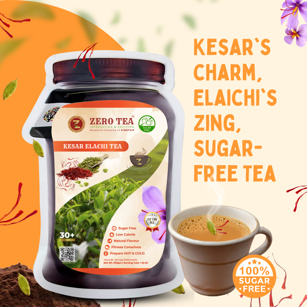Kesar Elaichi Tea -Sugar FREE