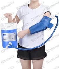 Inflatable Cryo Compression Wrap With Cold Therapy Pad For Swelling And Pain - Durable Material, Anatomical Design For Knee Support, Includes Aircast Cooler