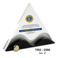 Tro-2596 6 Inch Acrylic Mementos - Color: Various Colors