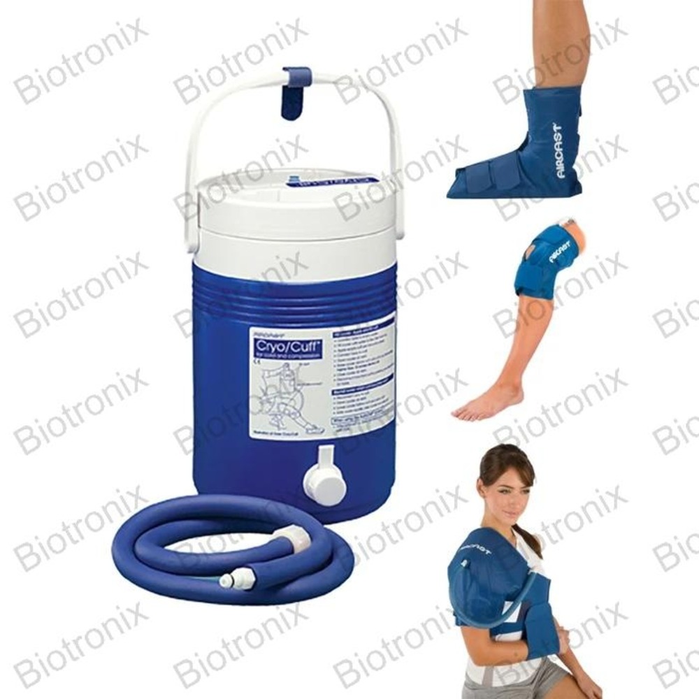 Cold Therapy Circulating System with Compression for ACL and Injury Recovery