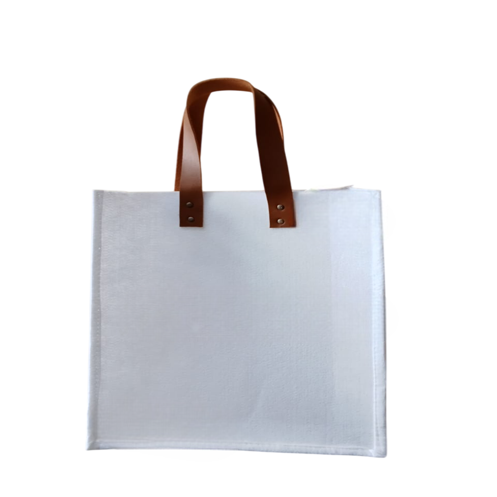 white Felt Bag