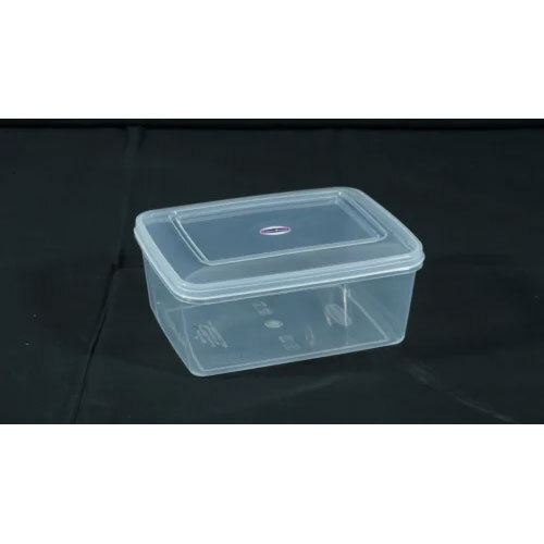 2190 ml Rectangular Transparent Plastic Container