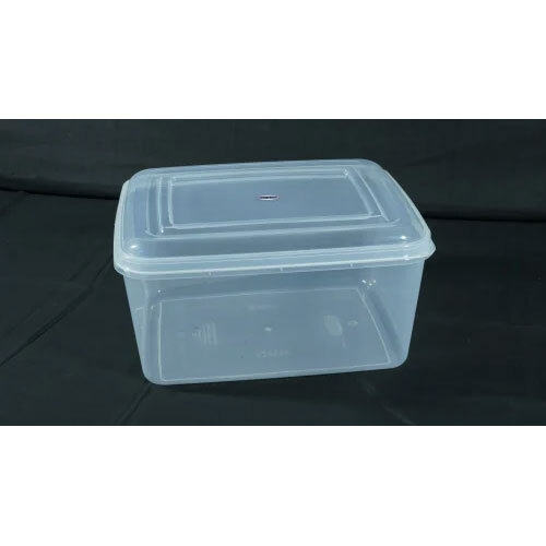 33500 ml Rectangular Transparent Plastic Container