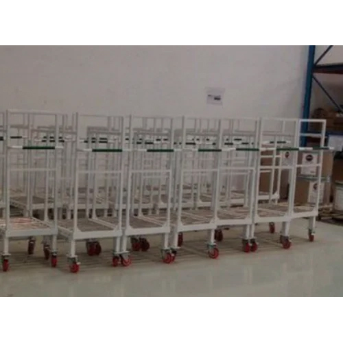 Mild Steel Material Handing Trolley - Capacity: 100-150 Kg