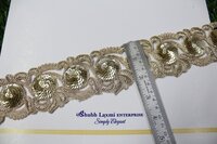 Golden Sequence Embroidery Lace