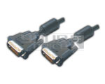 DVI प्लग (24+5) से DVI प्लग (24+5) तार - 3 मीटर
