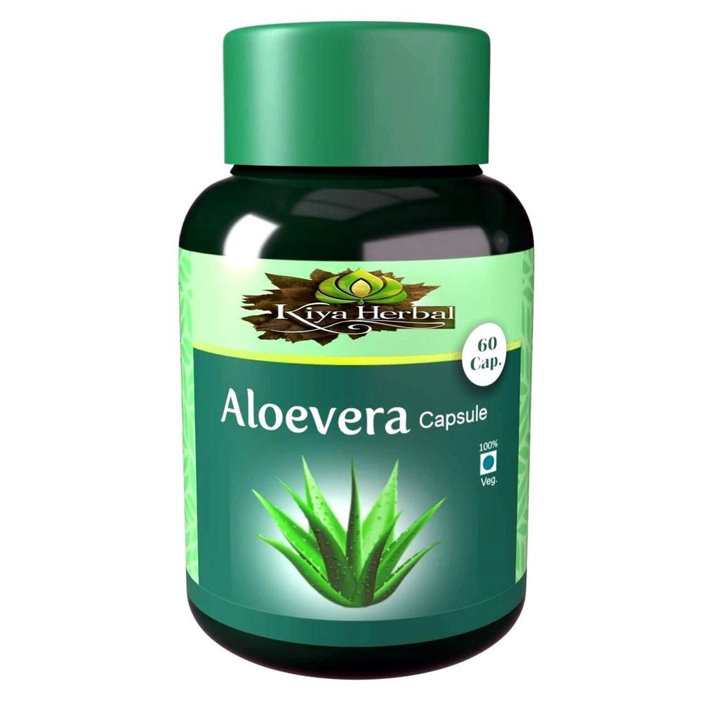 Bulk Aloevera Capsules 30 Capsule - Direction: Take 1 Caps Twice A Day Morning And Evening
