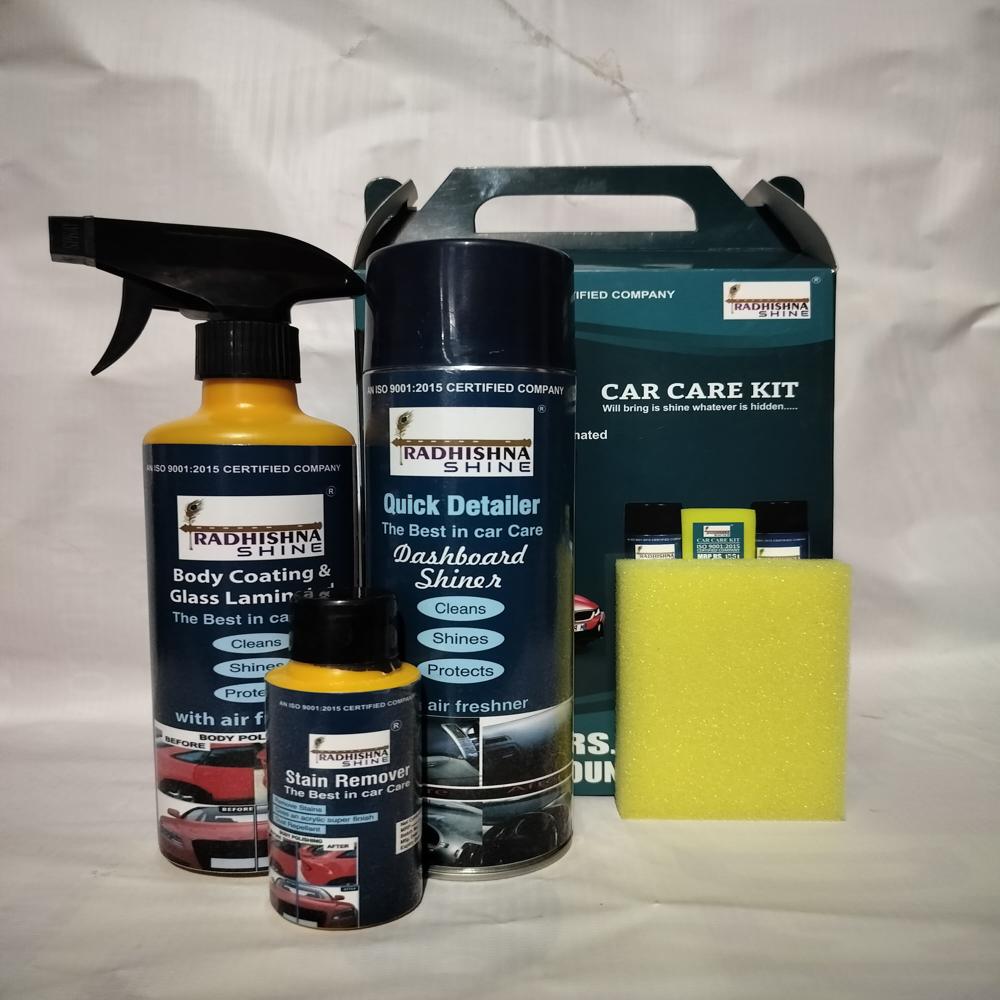 RADHISHNA SHINE CAR CARE KIT TRIGGER BIG