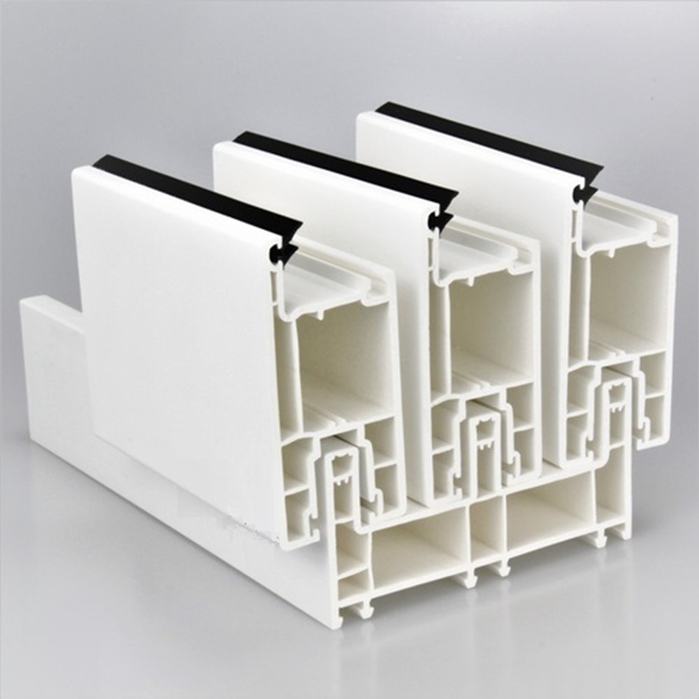 80/88mm Sliding Upvc Profiles Uv Proof For India Market - Color: Multicolor