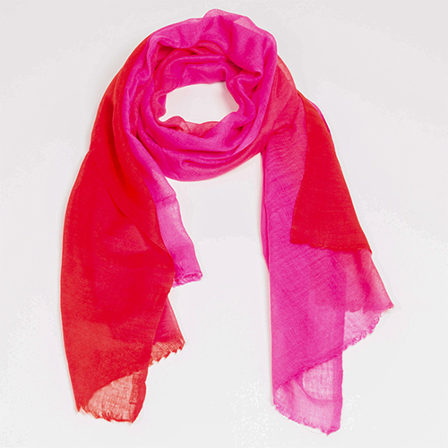 Silk Cashmere Fine Wool Ombre Scarve
