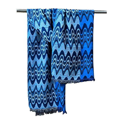 Designer Fine Wool Jacquard Stole
