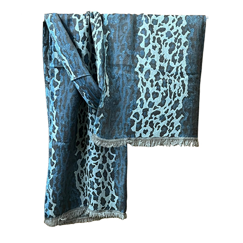 Fancy Fine Wool Jacquard Scarve