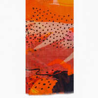 100% Cashmere Fine Wool Print Stole