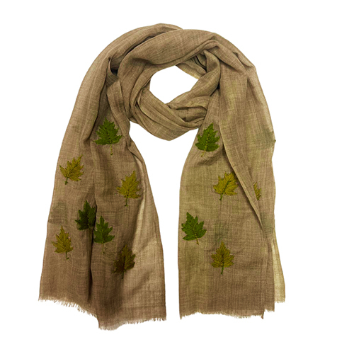 Toosh Silk Wool Hand Embroidery Stole - Feature: Dryclean
