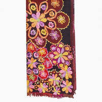 Fine Wool Embroidery Scarve
