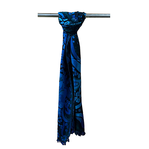 Fine Wool Jacquard Scarve