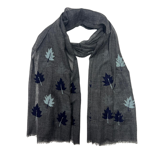 Silk Wool Hand Embroidery Scarve