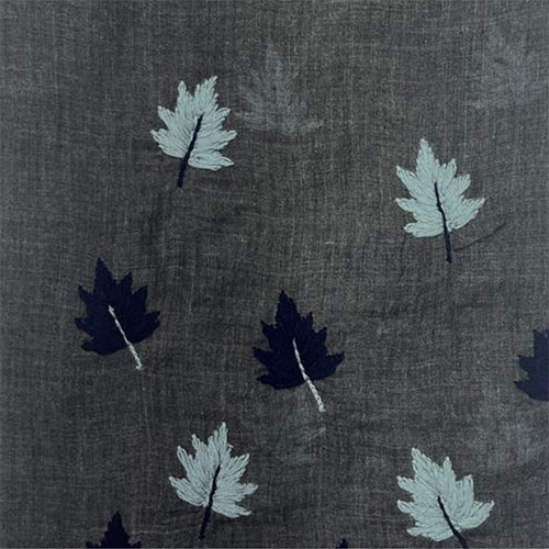 Silk Wool Hand Embroidery Scarve