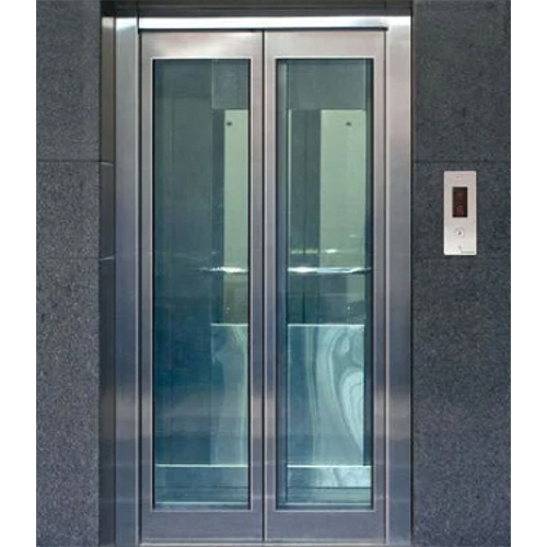 Center Opening Glass Door - Color: Grey