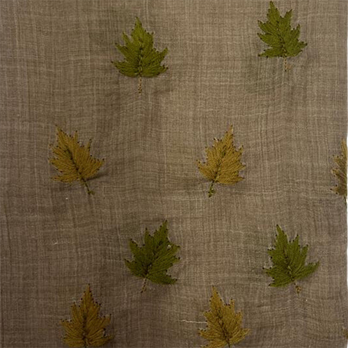 Toosh Silk Wool Hand Embroidery Scarve - Feature: Dryclean